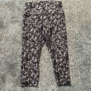 Lululemon Align flowered tights leggings - size 8